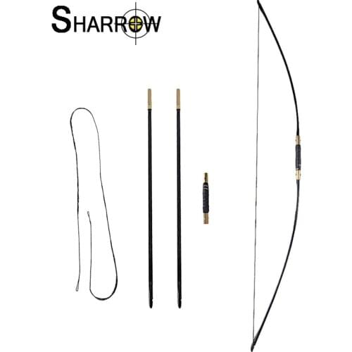 1pc 25-50lbs Archery Recurve Bow Traditional LongBow 170cm Easy Carry Straight Pull Bow For Outdoor Hunting Shooting Accessories