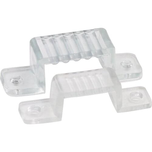 10-100pcs LED Strip Clips 12mm 18mm Plastic Buckle For 110V 220V 5050 2835 5054 Etc LED Strip High Quality Flexible Accessories