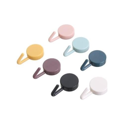 10pcs/set decorative door wall hook self-adhesive key hook drying rack hat coat rack for bathroom kitchen wall decoration