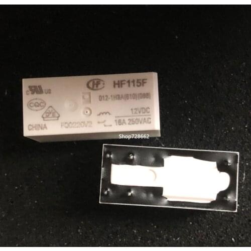 10pcs/lot HF115F 012-1H3A 12VDC 16A 250VAC 6PIN 12V