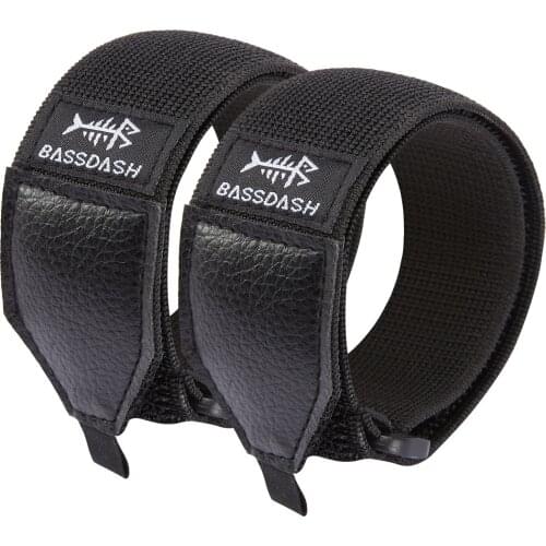 Bassdash Blousing Garter Bands with Hook and Loop Closure Boot Straps for Fishing Hunting Hiking Military Uniforms 2-Pack