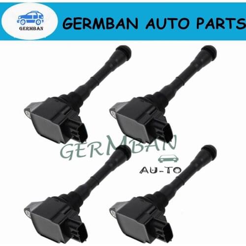 22448-1KC0A 224481KC0A Set of 4 Ignition Coil for Nissan Juke 1.6L L4 2011 2016 - UF659