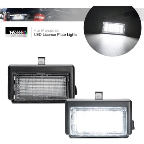 2x White SMD Led License Plate Lights For Benz ML W164 X164 Replace OEM: A4528200056 For Smart Roadster 452 2003–2006