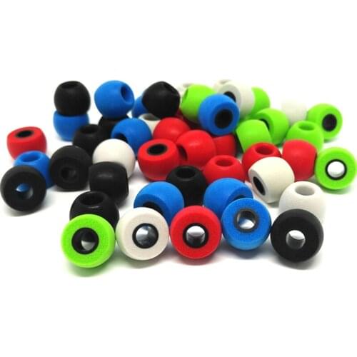 50 Pairs Memory Foam Sponge TS400 4.9mm LMS Ear Tips Round For In Ear Headphones KZ/Jaybird X3/QCY HT-01 Earphone Headset Earbud