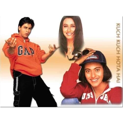 5D DIY Full Round Diamond Painting Kuch Kuch Hota Hai Movie Poster 3D Embroidery Cross Stitch Rhinestone Mosaic Home Decor Y1472