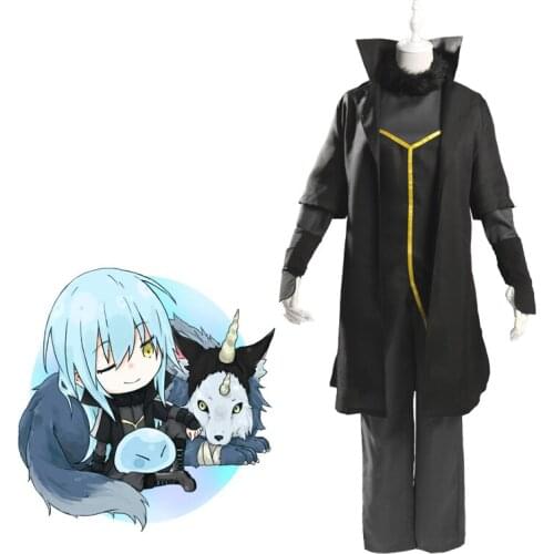 Anime That Time I Got Reincarnated as a Slime Cosplay Rimuru Tempest Costumes Hoodies Uniform Halloween Party Suit