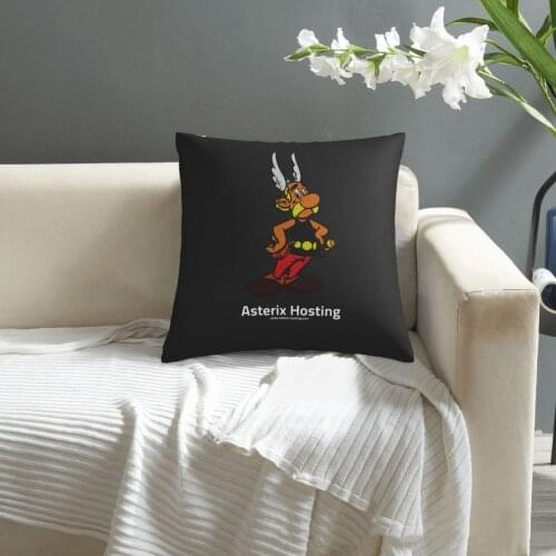 Asterix Obelix pattern print Cushion Cover Decorative Pillowcase Chair Seat Square Car Pillow Cover Home Living Textile