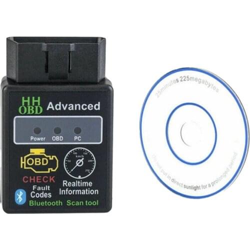 JDIAG V2.1 ELM327 HH OBD 2 OBDII Car Auto Bluetooth Diagnostic Tool Interface Scanner