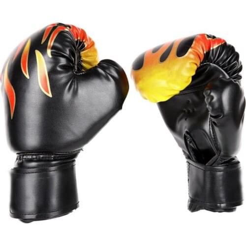 1 pair Adult Children fight boxing Women/Men Boxing Gloves Leather Thai Boxe Mitts Sanda Equipments