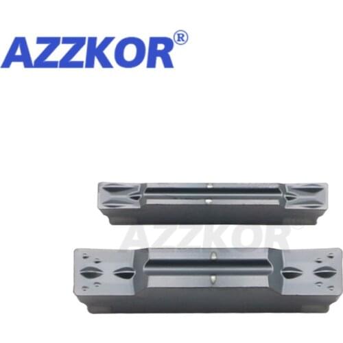 AZZKOR MGMN-G Grooving Carbide Insert CNC Lathe Turning Tools For Stainless Steel MGMN-M Prating Lathe Grooving Inserts NT1215