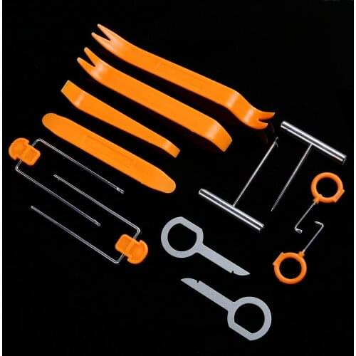 12Pcs Car Radio Trim Panel Removal Tool Dashboard DVD Player Refit Removal Install Disassembly Hand Tools Kit