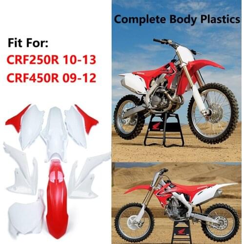 Motorcycle Fender Mudguards Kit Plastic New Full Fairing Body Cover For Moto Enduro Honda CRF250 2010 2011 2012 2013 2014 2015