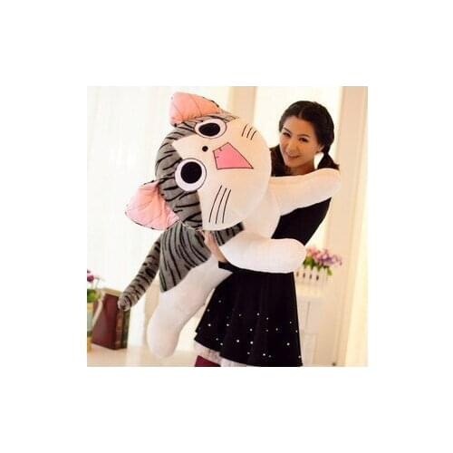 STuffed Chis cat plush toy 100 cm saucer-eyed cat chi cat doll 39 inch soft Toy birthday gift wc571