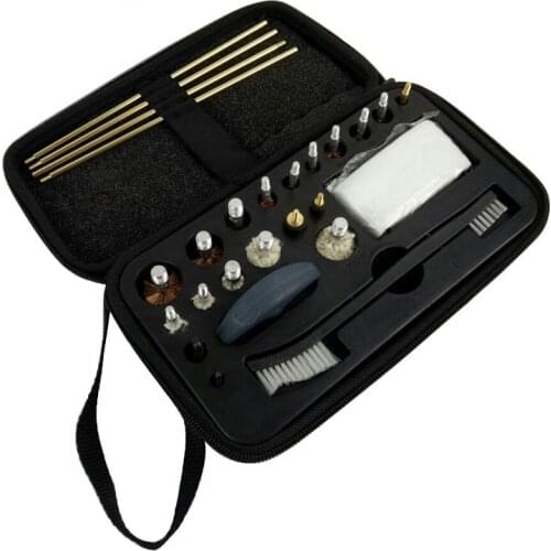 26 In 1 Gun Cleaning Kit For Rifle Pistol Handgun Shotgun Brush Tool Copper Gun Cleaning Set Shooting Hunting Accessories