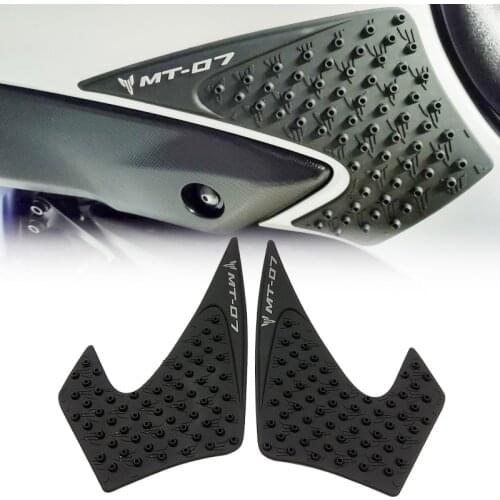 For Yamaha MT-07 MT07 MT-07 FZ07 2013 2014 2015 2016 2017 2018 Motorcycle Stickers Anti Slip Fuel Tank Pad Knee Grip Sticker