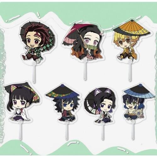 New Cute Demon Slayer Muetsu no eight leaves small fan kawaii anime cartoon series J beautiful gift 1 piece