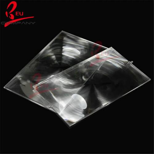 Drop Shipping 56*42MM Focal Length 100mm 2.4" LCD DIY Projector Rectangular Fresnel Lens