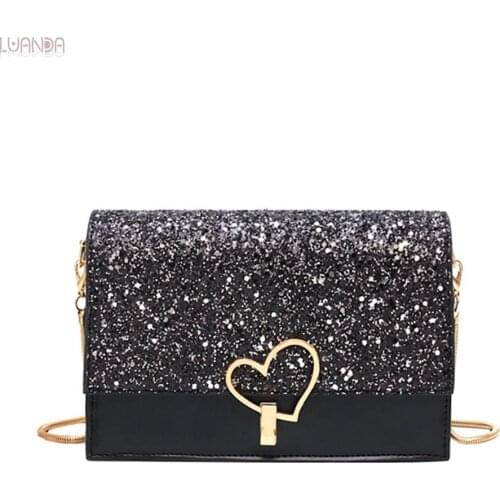 Crossbody Bags For Girl Fashion Womens Messenger Bags Designer Chain Small Flap Bag Pu Leather Famous Brand Lady Shoulder Bag