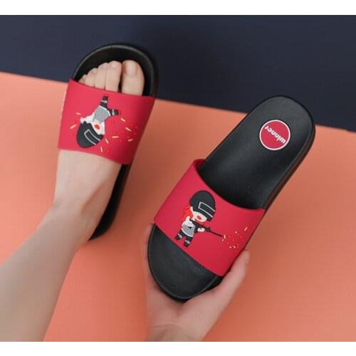 Slipper Women Home Bath Men Non-slip Home Cartoon Couple Bathroom Slippers Lovely Women Shoes Man Shoes Home Slippers