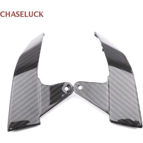 Carbon Fiber For Yamaha MT09 MT-09 2017 2018 2019 Front Headlight Headlamp Plate Fairing Cover Deco MT 09 Motorcycle Accessories