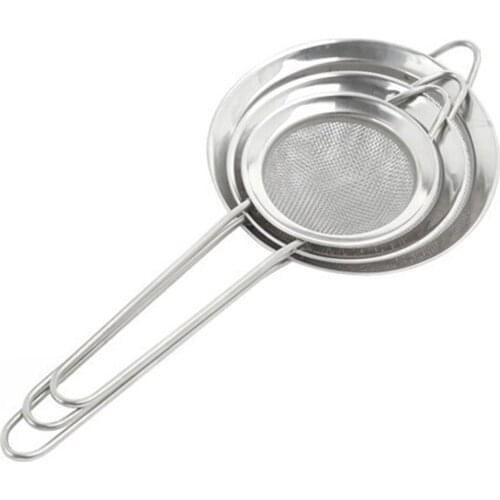 3 In 1 Set High Quality Kitchen Cooking Tools Supplies Stainless Steel Colanders Oil Strainers