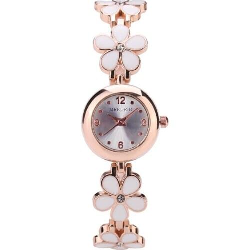 Explosive fashion ladies watch womens flowers fresh little daisy student bracelet watch quartz watch