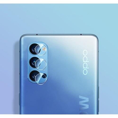 100pcs Back Camera Lens Rear Screen Protector Film Clear Tempered Glass For OPPO Reno4 Realme X7 pro Camera glass lens Realme 7