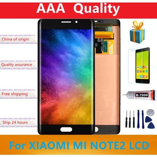 5.7" For Xiaomi Mi Note 2 LCD Display Touch Screen Digitizer Assembly With Frame Note2 For Xiaomi Mi Note 2 Display Replacement