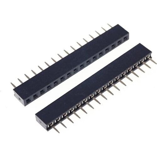 1000 pcs 0.079" 2.0 mm Pitch 1x16 Pin 16 Position Female PCB Header Socket Female berg stick