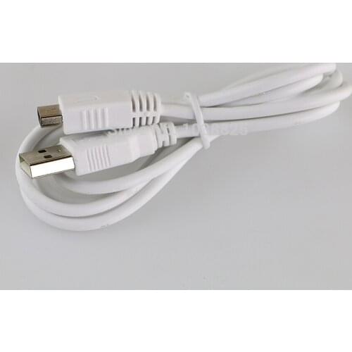 4pcs/lot High Quality USB data power charge Charger charging Cable For Nintendo Wii U WIIU Gamepad Controller 1.5m