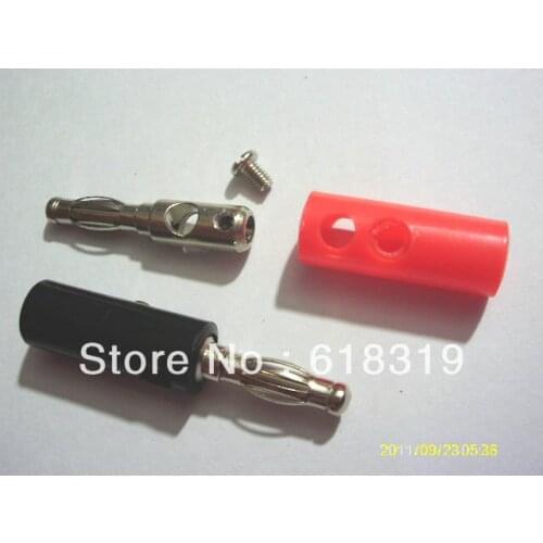 400 pcs high quality banana plug for 4mm Binding Post Speaker