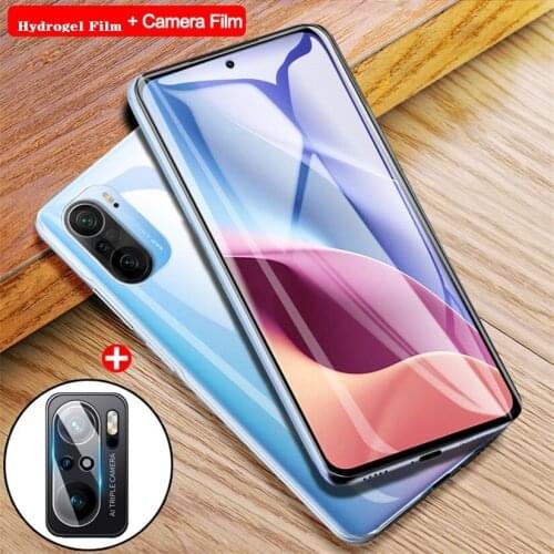 2-in-1 For Xiaomi Redmi K40 Pro Case For Redmi K40 Pro Hydrogel Film Flim Screen Protector For Redmi K40 Pro K 40 Lens Glass