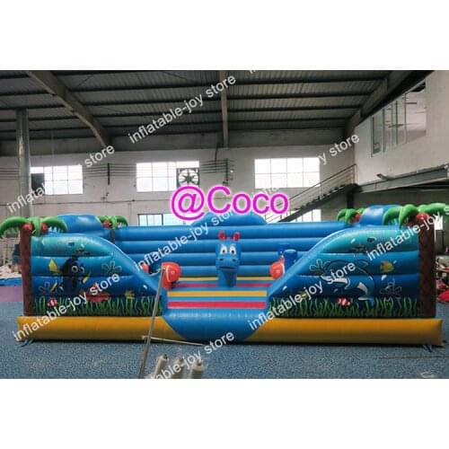 Free air ship to door!8*4*3m Customize giant inflatable jumping house,commercial grade inflatable castle combo