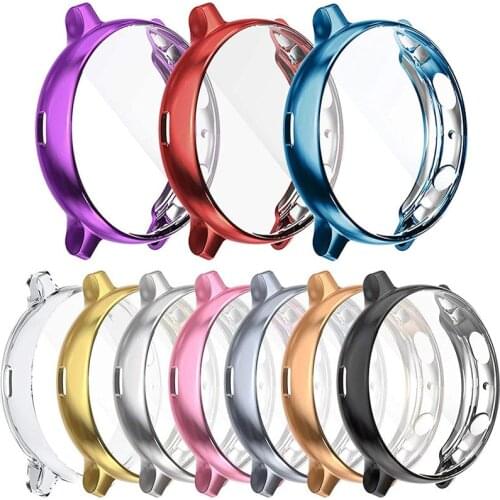 Case For Samsung galaxy watch active 2 cover bumper Accessories Protector Full coverage silicone Screen Protection