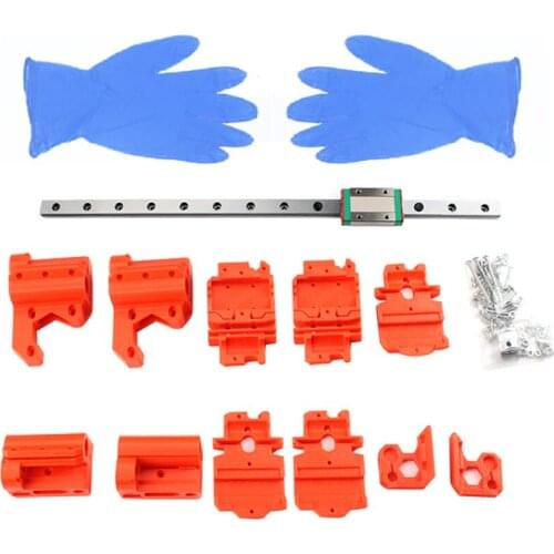 For Prusa MK3 MK3S X-Axis MGN12H Linear Rail Guide Upgrade kit Prusa i3 MK3 linear rail mod