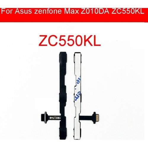 Power Volume Flex Cable For Asus ZenFone Max ZC500KL ZC550KL Volume Audio Control Side Key Replacement Repair Parts