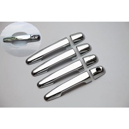 FUNDUOO ABS Chrome car door handle cover For Mitsubishi L200 Triton Pickup 2006 2007 2008 2009 2010 2011 2012 2013 2014