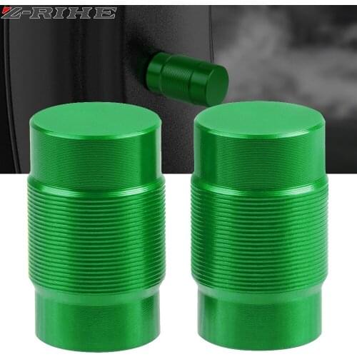 Motorcycle Tire Valve Air Port Stem Cover Cap Plug CNC Aluminum Accessories for Kawasaki Z400 Z800 Z900 Z650 Z1000 All Year