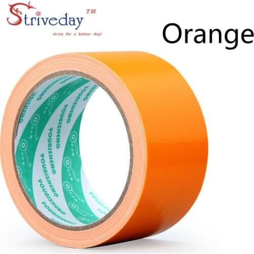 1pcs 60mm wide and 10 meters color Cloth base tape Single-sided Strong waterproof No trace High viscosity carpet tape DIY