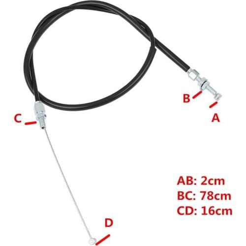 Motorcycle Black Throttle 'Pull' Cable For Honda CRF150R 2007 17910-KSE-000