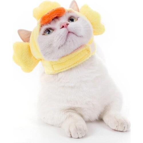 Soft and Cute Cat Headgear Cat Headgear Dog Cross Dress Cute Small Animal Pet Hat Cat Cross Dress