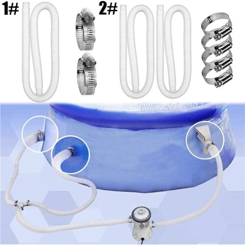 Inflatable Hot Spring Pool Water Pipe Replace Hose + Single Buckle Combination For Swimming Pool And Spa