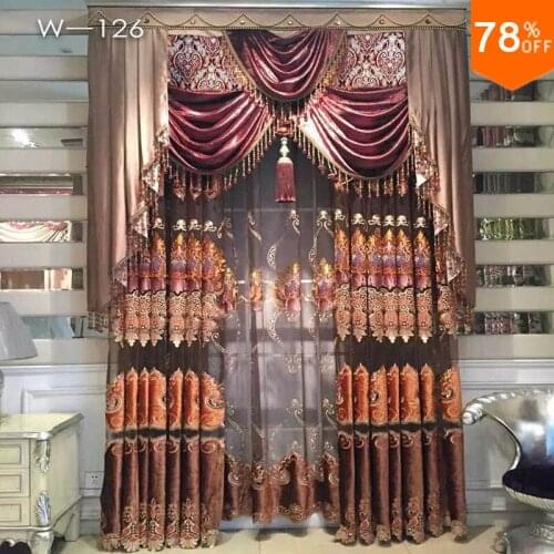 Nice New Egypt Luxury Magnetic curtain for living room Brown Golden Door Hotel Crystal Bead curtains Ancient curtains