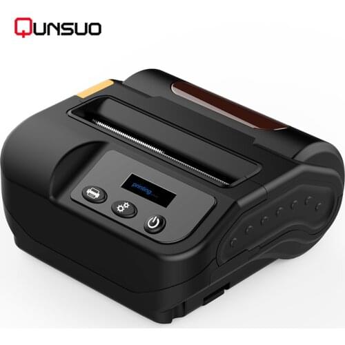 80mm thermal receipt printers Bluetooth Thermal Label Printer Mini Portable Printer Receipt Bill Printers for PC/Ipad/Cell phone