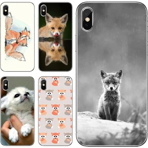 Pattern-Baby-Foxes-Red-Pink-Fox For Samsung Galaxy Note 3 4 5 8 9 S3 S4 S5 Mini S6 S7 Edge S8 S9 S10 Plus Silicone Case Cover