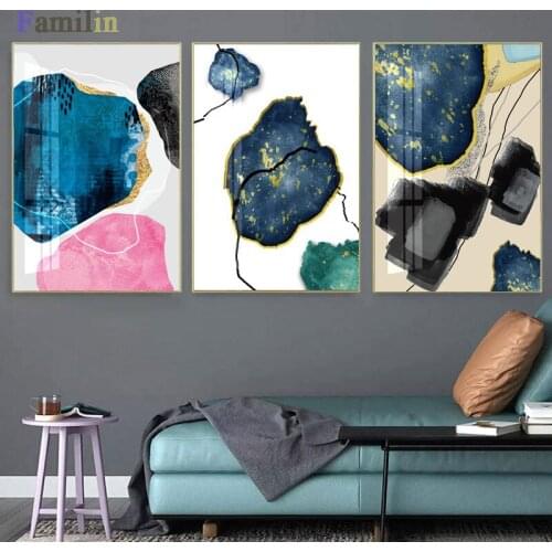 Modern Abstract Marble Texture Art Decorative Painting Canvas Painting Art Abstract Print Poster Picture Wall Home Decor