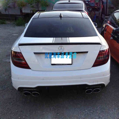 Fit for Mercedes-Benz C coupe C180 C250 C350 carbon fiber rear spoiler rear wing