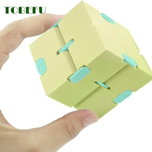 1PC Infinity Magic Cube Puzzle Toys Children Adult Decompression Toy Relieve Stress Funny Hand Game Four Corner Maze Toys