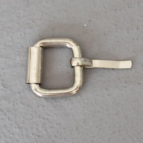 20 Pcs 15mm/20mm DIY Metal Heavy Duty Thickness Shoulder Leather Bag Strap Belt Web Rectangle Adjust Tri-glide Pin Buckle