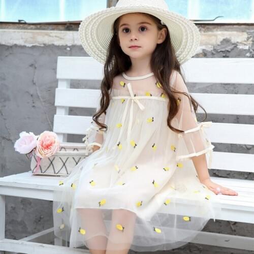 2020 Girl Princess Dresses Summer Girls Clothes Ball Gown Lace Baby Kids Dresses for Girl 3-9Y Elegant Girl tutu Dresses